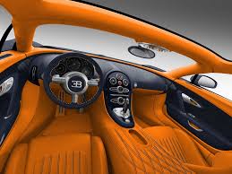 Orange Car Bugatti Veyron Grand Sports Orange Interior Bugatti Veyron Veyron Bugatti Veyron Interior