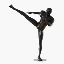 Abstract Male Mannequin Fighter Karate 16 3d Model 3d Model Character Karate Abstract