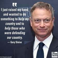 Actor Gary Sinise said