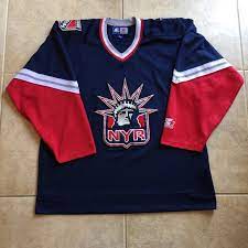 Shop rangers jersey deals on official new york rangers jerseys at the official online store of the national hockey league. Tops Vintage New York Rangers Statue Of Liberty Jersey Poshmark