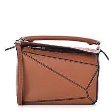 Check spelling or type a new query. Loewe Calfskin Mini Puzzle Bag Tan 318291 Fashionphile