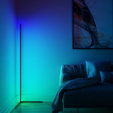 This floor lamp that has three shades. Nordic Corner Led Floor Lamp Bright Floor Light Interior Atmosphere Lamp Colorful Bedroom Living Room Decorative Standing Lamp Floor Lamps Aliexpress