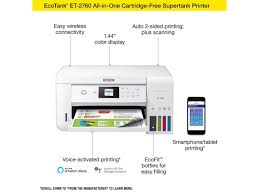 You may withdraw your consent or view our privacy policy at any time. Epson Ecotank Et 2760 Wireless Color All In One Cartridge Free Supertank Printer With Scanner And Copier Newegg Com