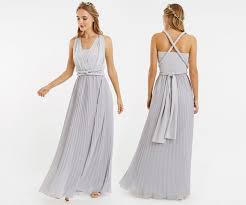 Oasis Clothing Chic Style Pale Grey Wear It Your Way Maxi Dress 68930 Hot Sale Oasis Dress Multiway Bridesmaid Dress Maxi Dress