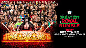 Wwe royal rumble 2021 match card. The Greatest Royal Rumble Match Card Previews Start Time And More Wwe