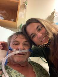 Andrea's father, Eddy Lallan, was shot five times and has suffered internal  bleeding and organ damage from his injuries.