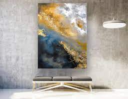 You can choose from a variety of sizes, whether you're looking for a desk or side table piece of art, or a large piece to make a statement. Contemporary Art Original Painting Abstract Large Abstract Wall Art Large Painting Canvas Extra Large Wall Art Extra Large Painting Las193
