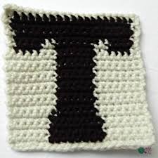 Tapestry crochet simply uses traditional crochet stitches but adds in more than one color of yarn, making vibrant and if you know how to crochet, you already know the basics of tapestry crochet. T Uppercase Tapestry Crochet Block Crochetncrafts