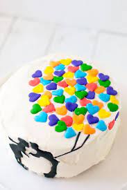 ❤ anniversary cake ❤ learn how to make and decorate heart shaped vanilla cake at home. Up Inspired Anniversary Cake Cook Craft Love