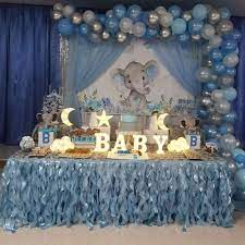 Mehofoto 7x5ft Blue Elephant Baby Shower Backdrop Cute Amazon Co Uk Camera In 2021 Boy Baby Shower Centerpieces Elephant Baby Shower Theme Baby Shower Decorations