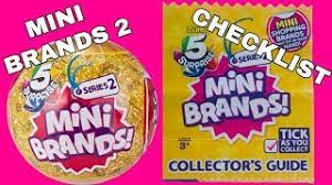 5 surprise toy mini brands series first look reveal ftc: Mini Brands Series 2 Collectors Guide Checklist Youtube
