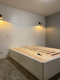 21 posts related to platform bed with storage headboard. Modern Platform Bed With Drawer Storage Is Complete And In Its New Home What Do You Think Woodworking