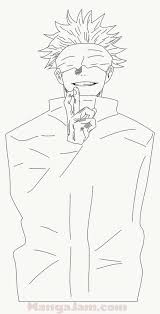 How To Draw Satoru Gojou From Sorcery Fight Mangajam Com Satoru gojo actually gives me some kakashi vibes, for obvious reasons, but i think when we get to the research section you'll see they're actually more alike than just their eye patch! to draw satoru gojou from sorcery fight