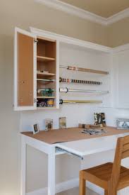 Diy wall mounted desk from the crafted life. 75 Beautiful Traditional Craft Room Pictures Ideas August 2021 Houzz