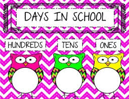 Days In School Chart Owl Theme