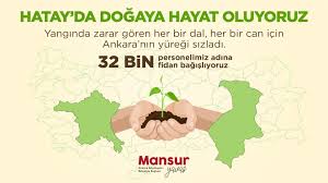 1 fidan bağışı 10 tl'dir. T24 On Twitter Mansur Yavas Tan Hatay A 32 Bin Fidan Bagisi Https T Co Fbuddurpqi