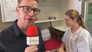 We're live at Cat Haven WA with reporter Aaron Corlett and Isabella  Stevenson with our cat Puss Puss.