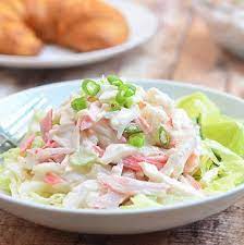 Kani Salad Recipe Crab Recipes Healthy Kani Salad Seafood Salad