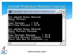 Abstract classes are meant to be extended. Bab Viii Abstract Class Dan Interface Dosen Bella