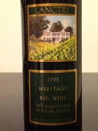 1997 Guenoc Langtry Meritage Red Usa California North Coast Cellartracker