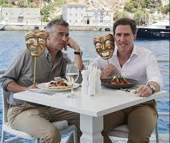 We eked it out by making jokes about it becoming tired and repetitive, but even that joke can become tired and repetitive. The Trip To Greece Rob Brydon Talks Trading Insults With Steve Coogan Observer