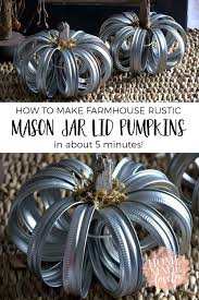 Maybe you would like to learn more about one of these? How To Make Farmhouse Rustic Mason Jar Lid Pumpkins