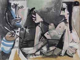 Pablo Picasso Ressam Ve Modeli 1964 Albright Knox Art Gallery New York Abd Pablo Picasso Sanatcilar Tablolar