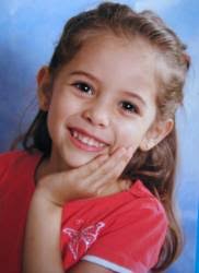 Fotografía Sofia Picado Vargas con casi 4 años (2009)