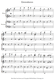 Download and print in pdf or midi free sheet music for greensleeves by misc traditional arranged by rui.c.sousa.1 for piano (piano duo). Greensleeves Sheet Music For Piano Duet Sheet Music Cello Sheet Music Piano Sheet Music