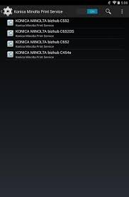 Los paquetes oficiales del driver le ayudarán a restaurar su konica minolta 211 (impresora). Konica Minolta Print Service For Android Apk Download