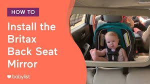 This is probably because different car seats come with different restrictions and. How To Install The Britax Back Seat Mirror Babylist Youtube