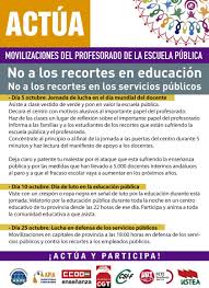 Docentes universitarios resolvieron plan de lucha. Actua Movilizaciones Del Profesorado De La Escuela Publica Profesor Escuela Educacion