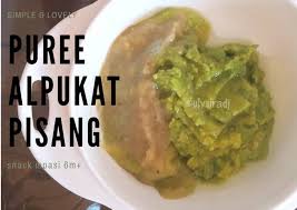 Resep dan bahan mpasi 12 bulan praktis dari pisang dan aprikot baik untuk si kecil. Resep Puree Alpukat Pisang Snack Mpasi 6m Anti Gagal Mpasi6