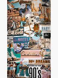 Maybe you would like to learn more about one of these? Vintage Car Collage Aesthetic Poster By Karestolarczyk Redbubble Iphone Wallpaper Vintage Cute Wallpaper Backgrounds Collage Background
