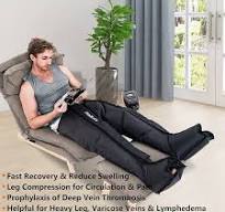 LONGEST Lymphedema Pumps Legs & Hip Air Compression Recovery Boots System  Machine for Swelling, Leg Circulation & Recovery in Athletes Small