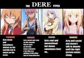 what type of dere are you 1 anime anime characters