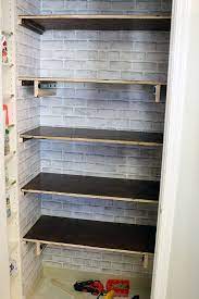 They show you how to make some basic wooden diy pantry shelving using a simple bracing system. Diy Built In Pantry Shelves With Pull Out Drawers Pantry Shelving System