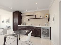 Portland Mocha Glaze Custom Home Bars Bar Room Shop Kitchen Cabinets