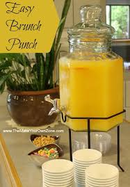 Easy Punch Recipe For A Morning Brunch Shower Perfect For A Bridal Shower Or A Baby Shower Brunch Punch Easy Punch Recipes Brunch Drinks
