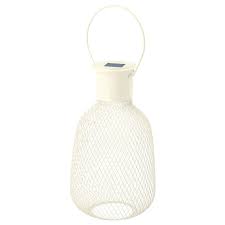 Solvinden Solarlaterne Led Fur Draussen Netz Weiss Ikea Deutschland In 2020 Led Aussenlampe Led Lampe