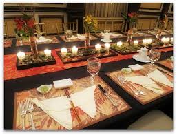 A bit of spice and flavors such as soy sauce, red curry, and lemongrass give these dishes international intrigue. Karla S Cottage Asian Centerpieces And Decor For A Dinner Party