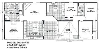 Double Wide Floor Plans 3 Bed 2 Bath Manufactured Homes Floor Plans Mobile Home Floor Plans Modular Home Plans