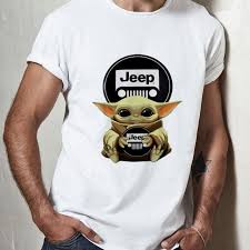 Star Wars Baby Yoda Hug Jeep Png Hoodie Sweater Longsleeve T Shirt