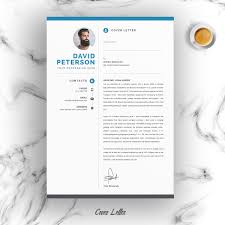 Create a high quality document online now! Clean Resume Cv Template With Ms Word Cover Letter Crella