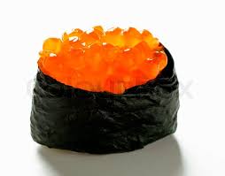 Chum salmon is a type that's most popular for its roe, or eggs. Ikura Salmon Roe Gunkan Maki Sushi Stock Image Colourbox