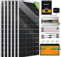 Amazon.com: ECO-WORTHY Sistema solar de batería de litio de ...