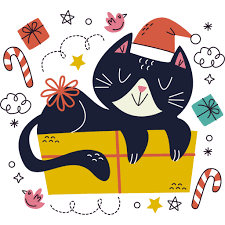 Stickers Chat – Stickers noël gratuites