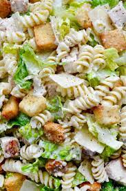 kip caesar pasta salade recept quick pasta recipes chicken salad recipes chicken caesar pasta salad