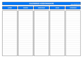 Ils vous feront gagner du temps à la rentrée et constitueront des outils essentiels pour une organisation sans faille ! Semainier A Imprimer Calendrier Best