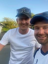 Harry Maguire (English professional footballer) down Croyde this evening  having a photo with local resident Dan Brierley anyone else spot him ??